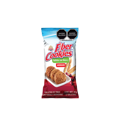 Fiber Cookies with cranberry