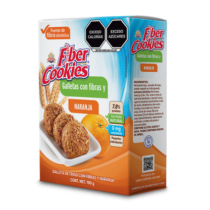 Fiber Cookies con Naranja 190g