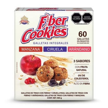 Fiber Cookies (Ciruela Pasa, Arándano y Manzana) 960g