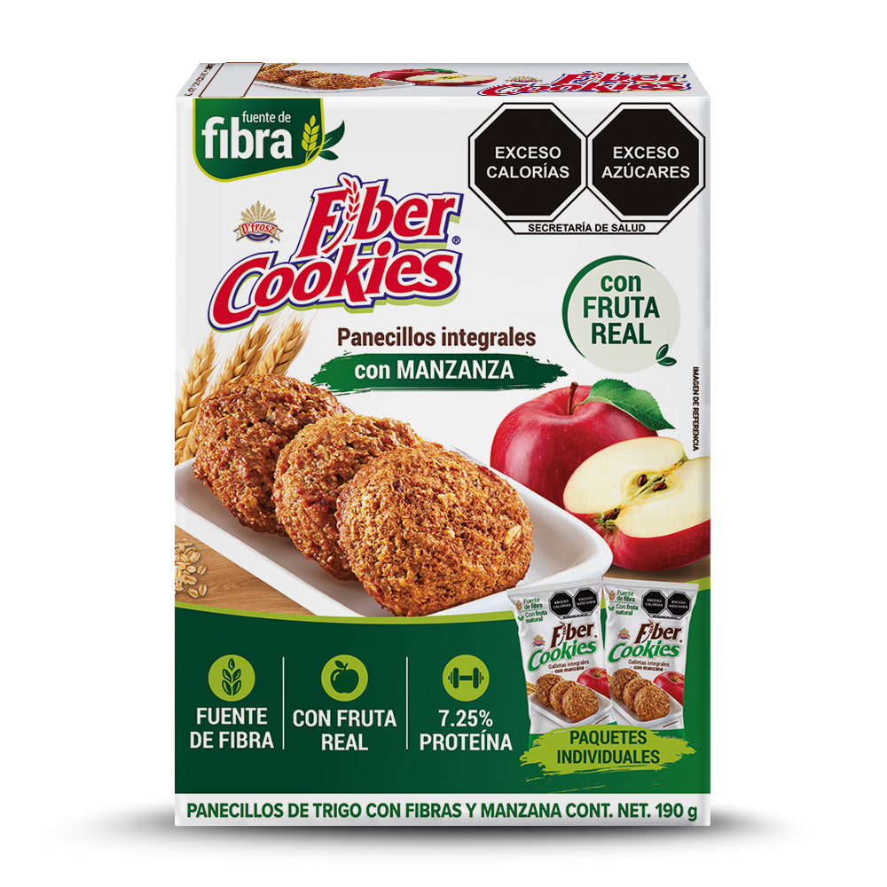 Fiber Cookies con Manzana 190g
