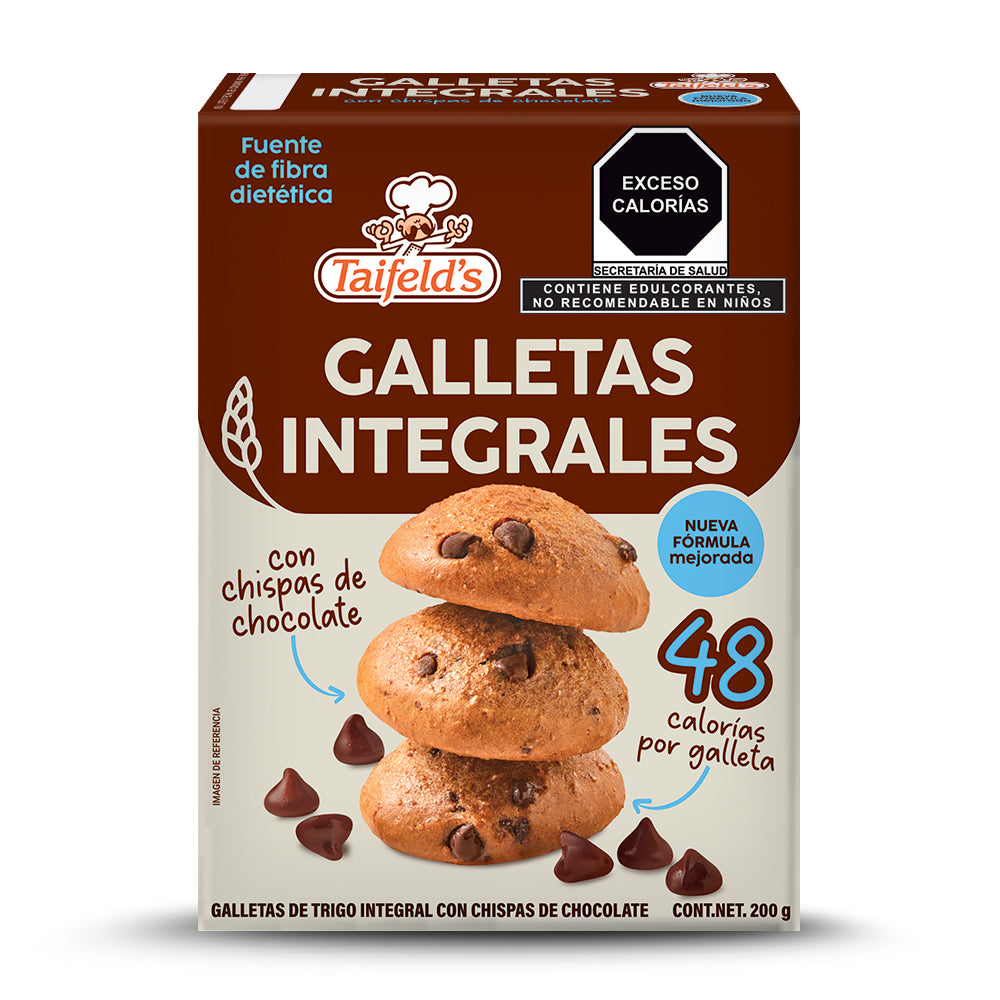 Galletas Integrales con Chispas de Chocolate 200g