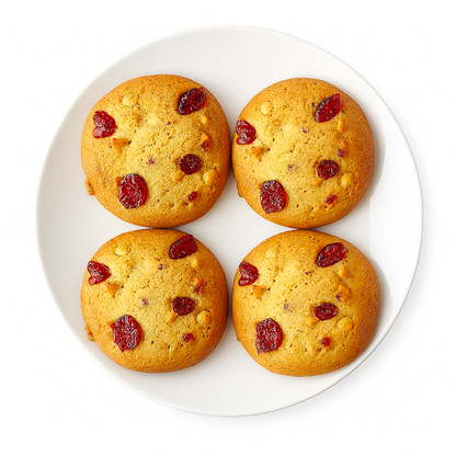 Galletas de Mantequilla - Chocolate Blanco y Arándanos 90g
