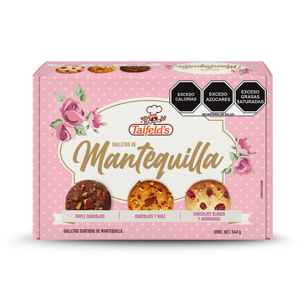 Galletas Surtidas de Mantequilla (Rosas) 540g