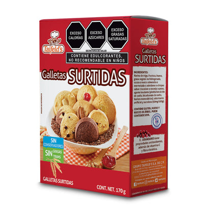 Galletas Surtidas - Sin Azúcar Refinada 170g
