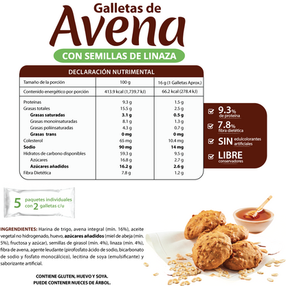 Galletas de Avena 170g