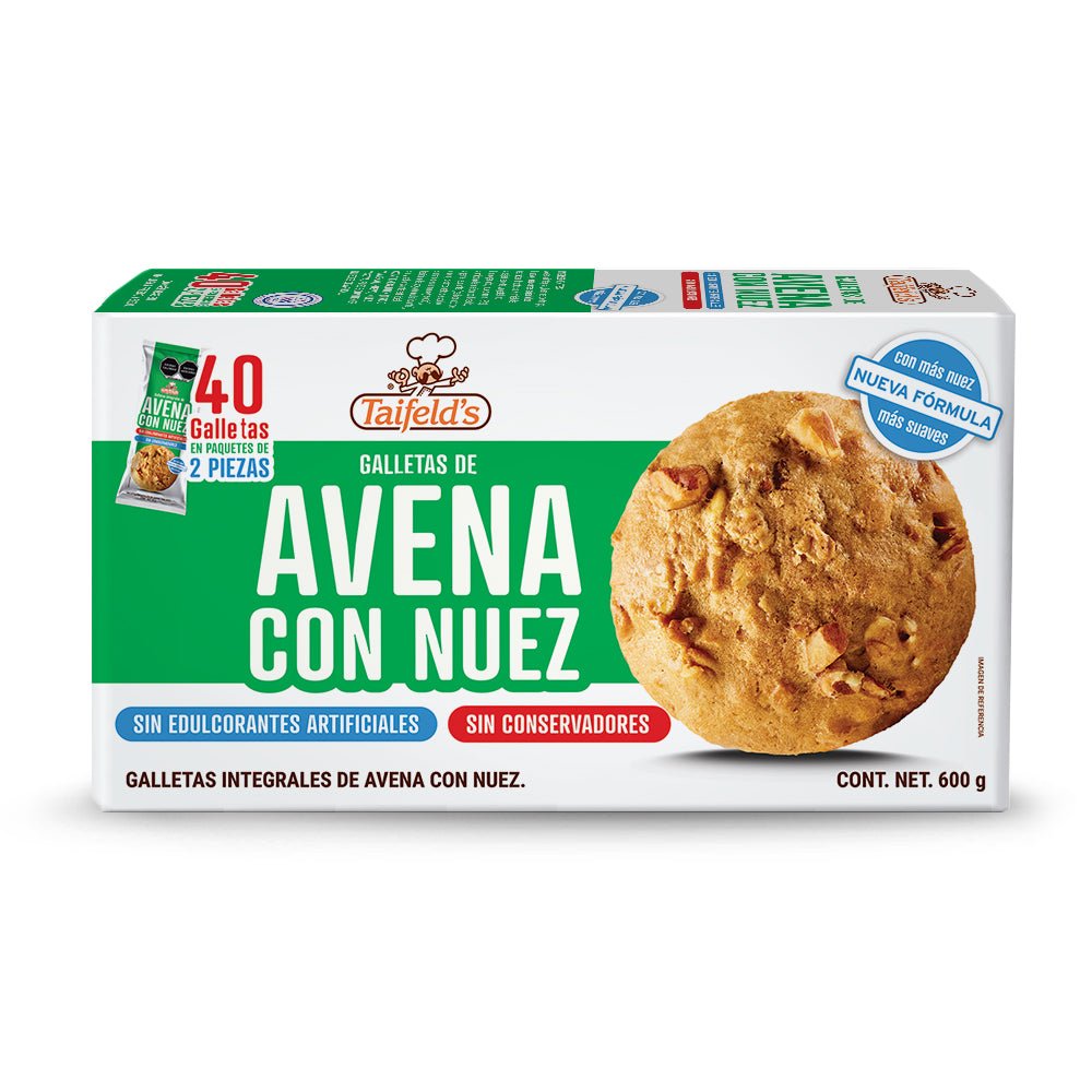 Galletas de Avena con Nuez 600g