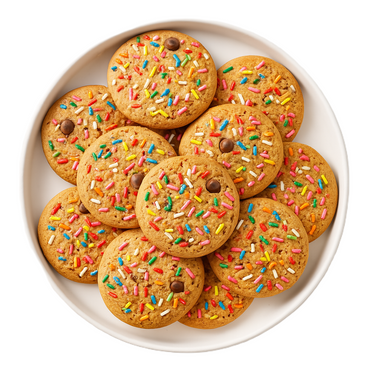 Galletas de Mantequilla - Chispas de Colores