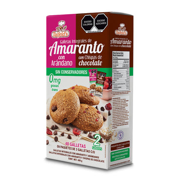 Galletas de Amaranto Mix (Arándanos y Chispas) 608g