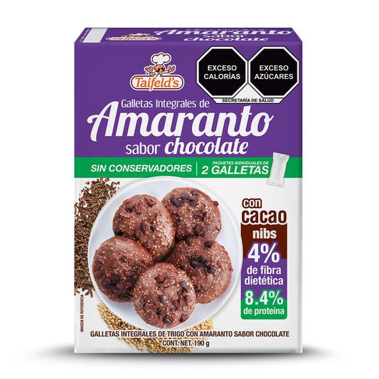 Galletas de Amaranto con Cacao Nibs 190g