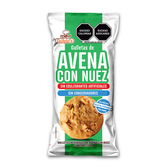 Galletas de Avena con Nuez 30g (2 Galletas)