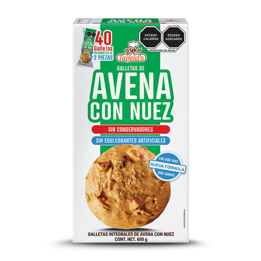 Galletas de Avena con Nuez 600g