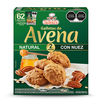 Galletas de Avena Mix (Natural y Nuez) 1kg