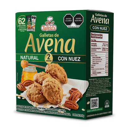 Galletas de Avena Mix (Natural y Nuez) 1kg