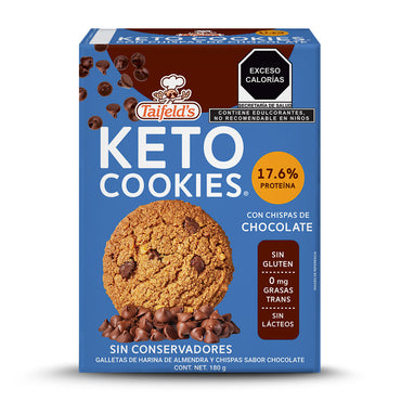 Keto Cookies con Chispa de Chocolate 180g