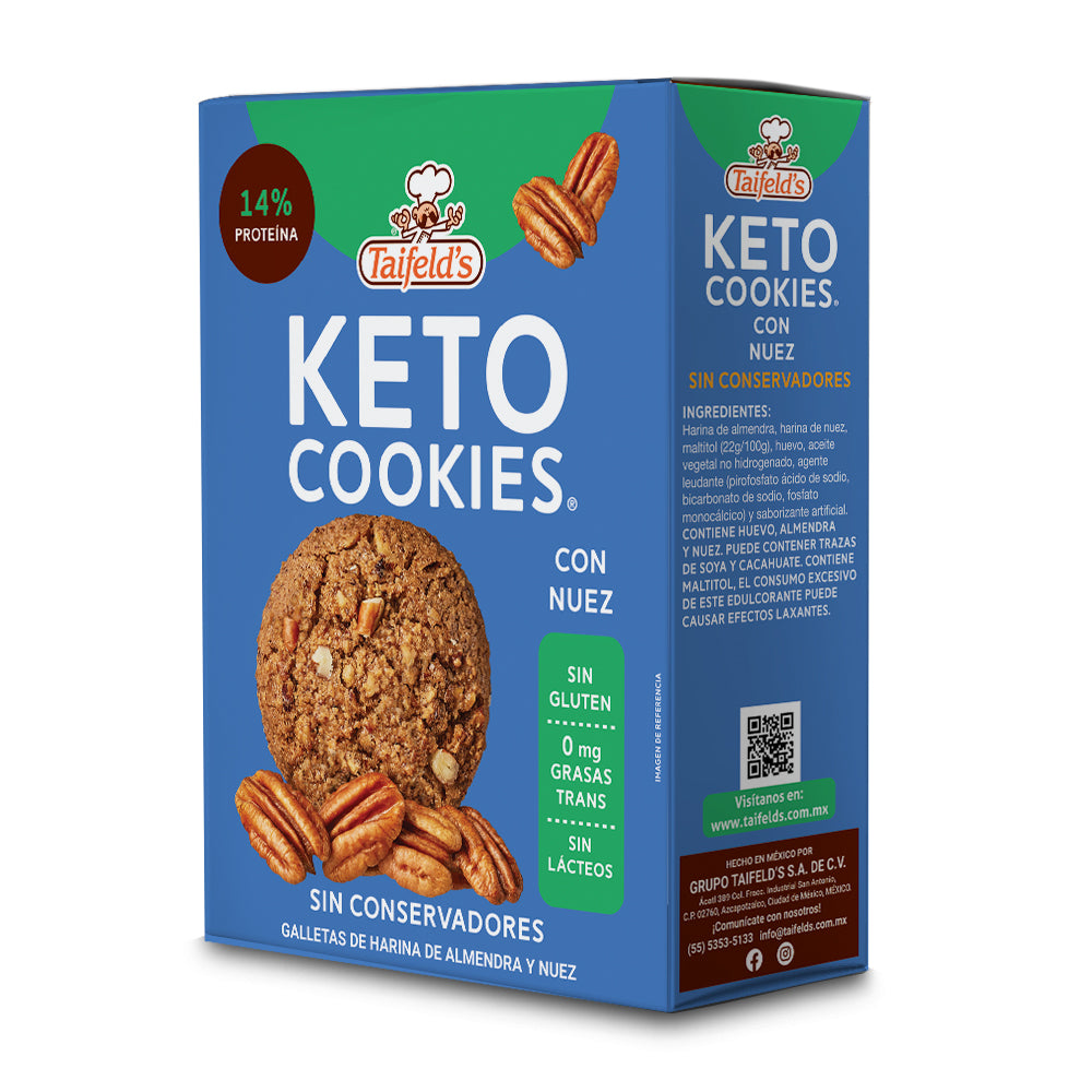 Keto Cookies con Nuez 180g