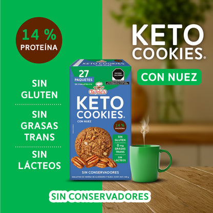 Keto Cookies con Nuez 480g
