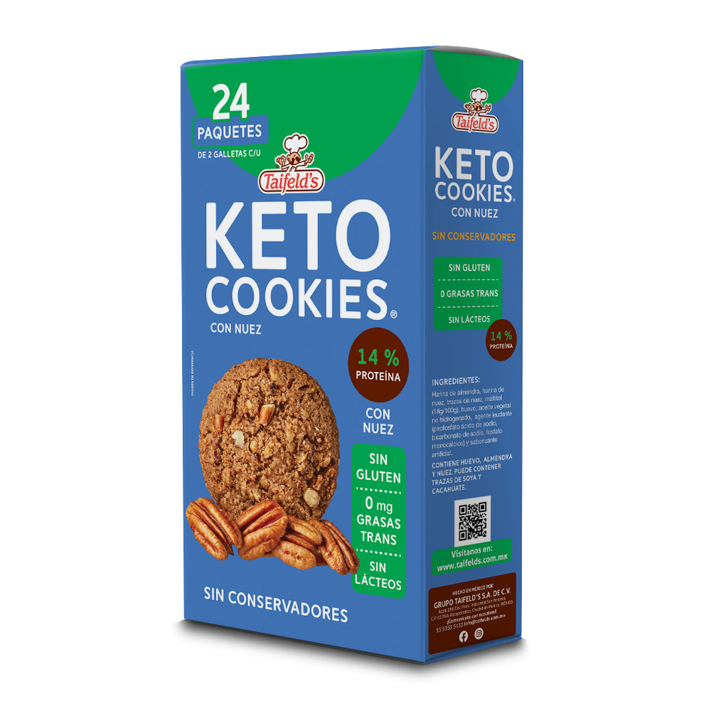 Keto Cookies con Nuez 480g