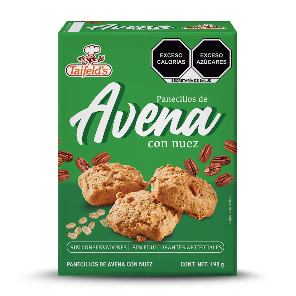 Panecillos de Avena con Nuez 190g