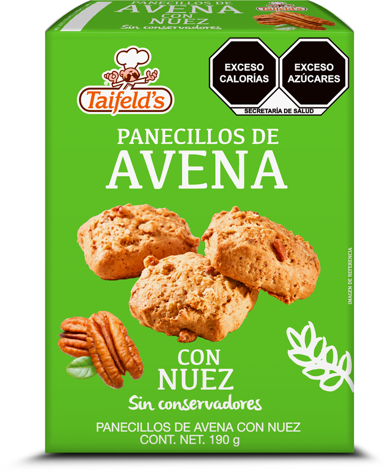 Panecillos de avena con nuez