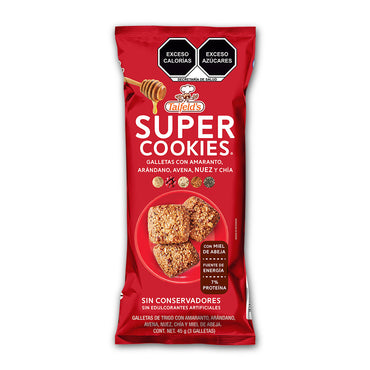 Super Cookies Nuez Display (10 paquetes de 45g)