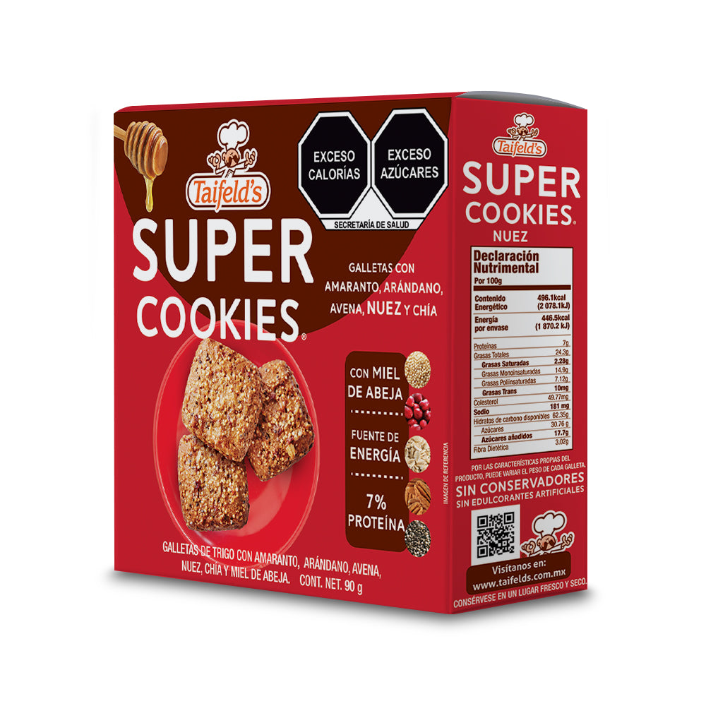 Super Cookies Nuez 90g