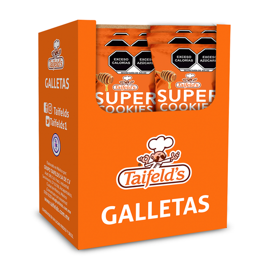 Super Cookies Quinoa Display (10 paquetes de 45g)