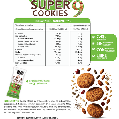 Super Cookies 9 630g
