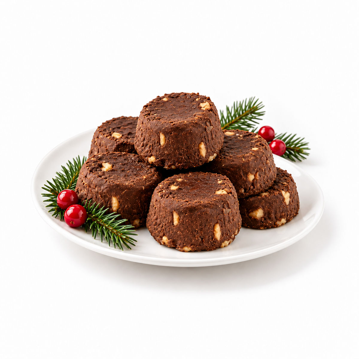 Trufas de Chocolate Navideñas