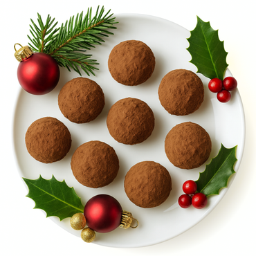 Trufas de Chocolate Navideñas  200g