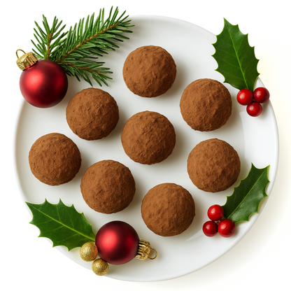 Trufas de Chocolate Navideñas  200g